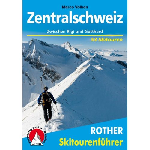 Switzerland (centre), ski touring guide in German - Rother