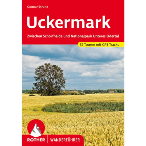 Uckermark, német nyelvű túrakalauz - Rother