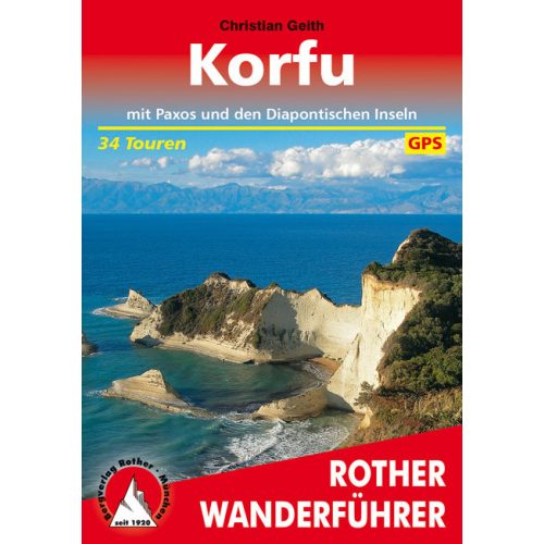 Korfu, német nyelvű túrakalauz - Rother