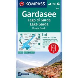 Garda-tó turistatérkép (WK 102) - Kompass