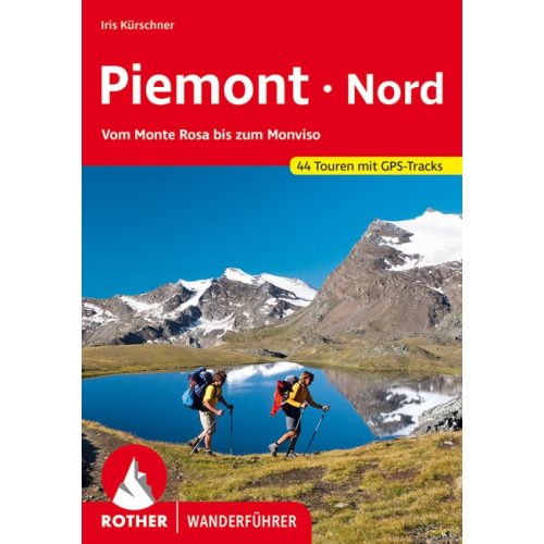 Piedmont (North), hiking guide in German - Rother