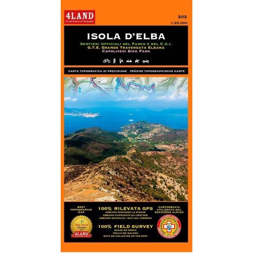 Elba, hiking map (202) - 4LAND
