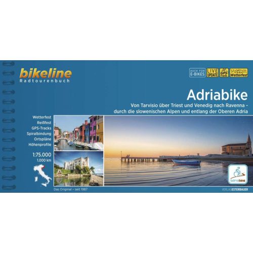Adriabike, cycling guide in German - Esterbauer