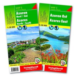 Azores, hiking map (WKP3) - Freytag-Berndt