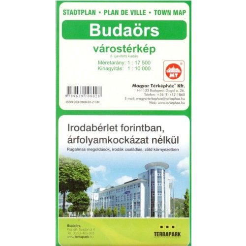 Budaörs, town plan - Térképház