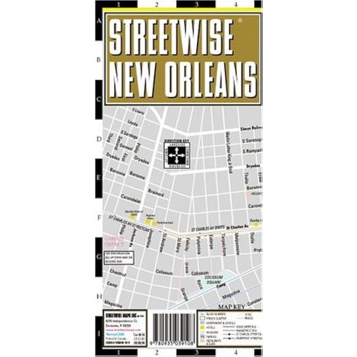 New Orleans Streetwise city map - Michelin