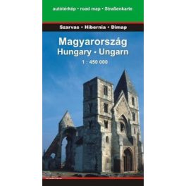   Magyarország autótérképe (2008) - Szarvas & Hibernia & Dimap