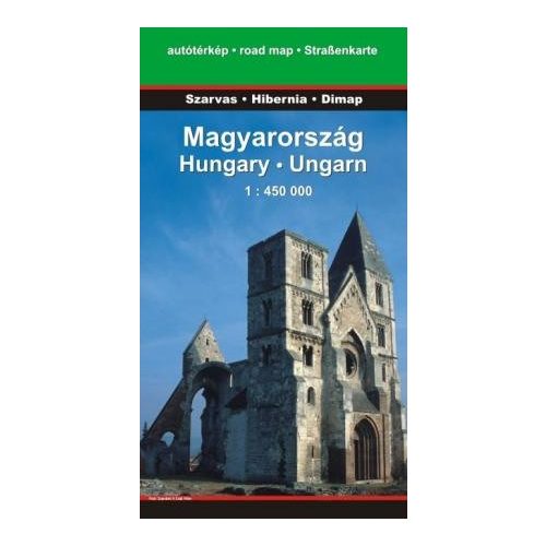 Hungary, road map - Szarvas & Térkép-Center