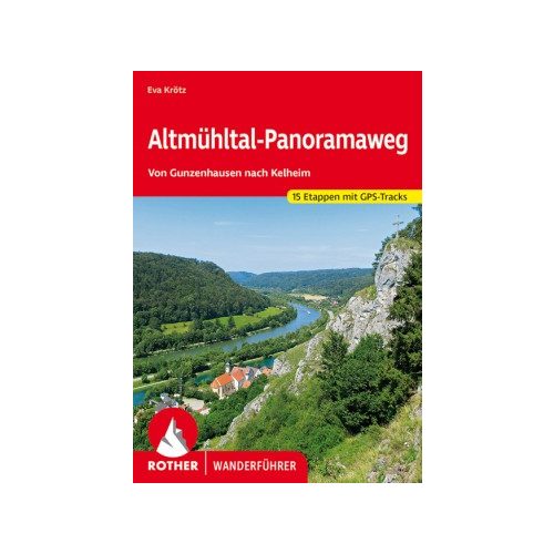 Altmühltal-Panoramaweg, német nyelvű túrakalauz - Rother