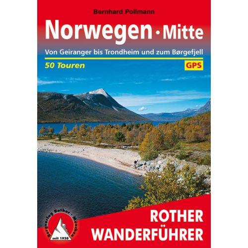 Norvégia (közép), német nyelvű túrakalauz - Rother
