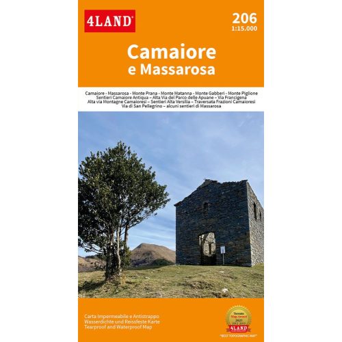 Camaiore & Massarosa, hiking map (206) - 4LAND