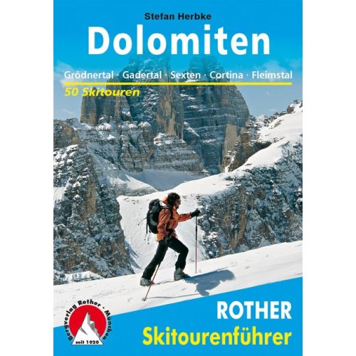 Dolomites, ski touring guide in German - Rother