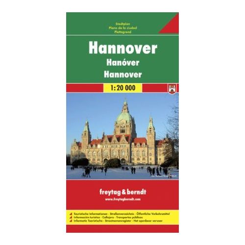 Hanover, city map - Freytag-Berndt