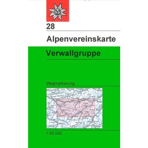 Verwallgruppe, hiking map (28) - Alpenvereinskarte