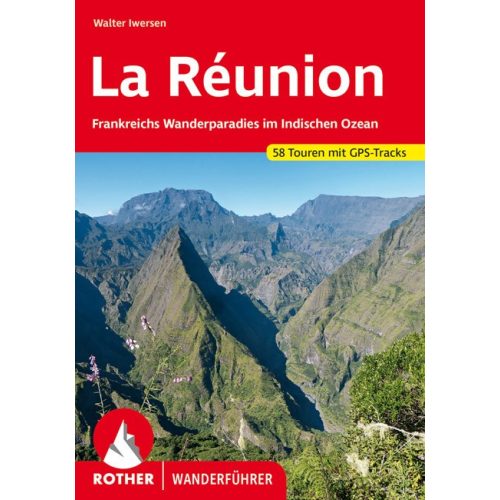 Réunion, hiking guide in German - Rother