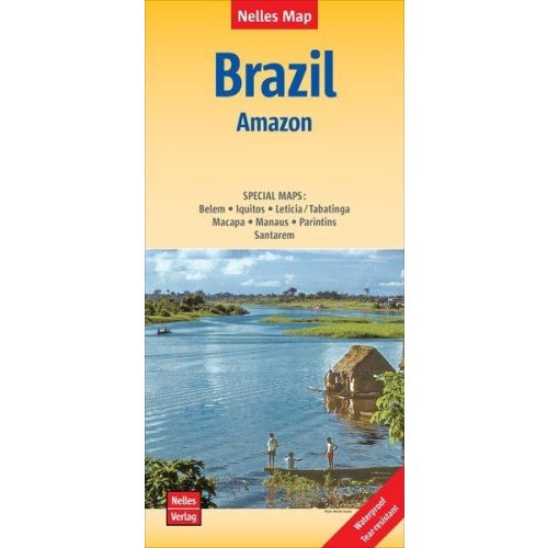 Brazil: Amazon, travel map - Nelles