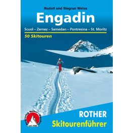 Engadin, német nyelvű sítúrakalauz - Rother