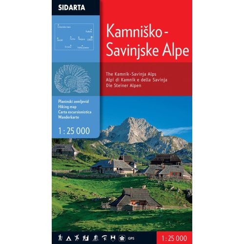 Kamnik-Savinja Alps, hiking map - Sidarta