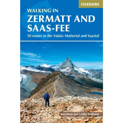 Zermatt & Saas-Fee, angol nyelvű túrakalauz - Cicerone