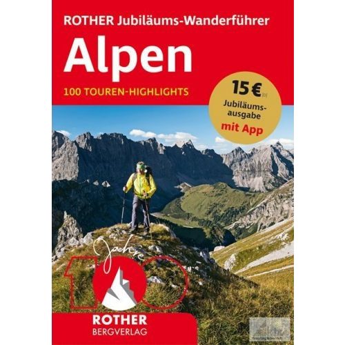 Alpok, német nyelvű túrakalauz - Rother