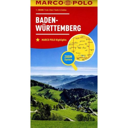 Baden-Württemberg térkép - Marco Polo