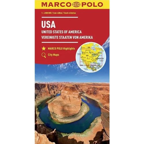 United States, travel map - Marco Polo