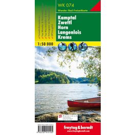   Kamptal, Zwettl, Horn, Langenlois, Krems turistatérkép (WK 074) - Freytag-Berndt