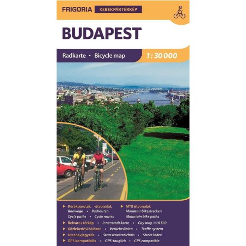 Budapest kerékpáros térkép - Frigoria