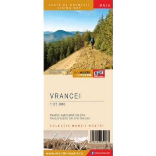Vrancea Mountains, hiking map - Munţii Noştri