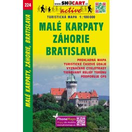   Kis-Kárpátok, Záhorie, Pozsony turistatérkép (224) - ShoCart