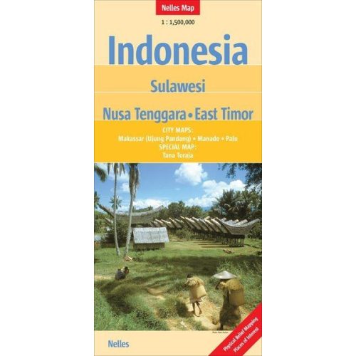 Indonesia: Sulawesi, Nusa Tenggara, East Timor - travel map