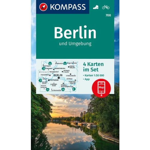 Berlin és környéke turistatérkép szett (WK 700) - Kompass