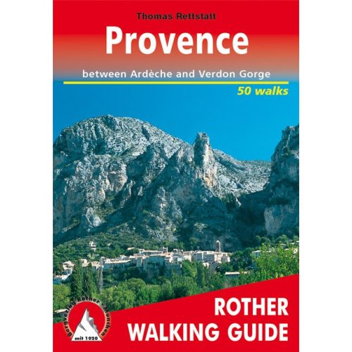 Provence, hiking guide in English - Rother