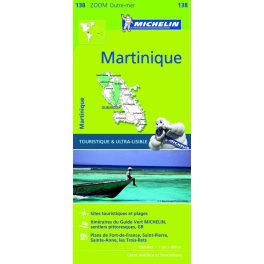 Martinique, travel map - Michelin