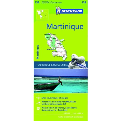 Martinique térkép - Michelin