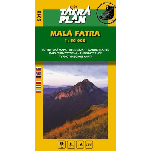 Lesser Fatra Mountains, hiking map (5010) - Tatraplan