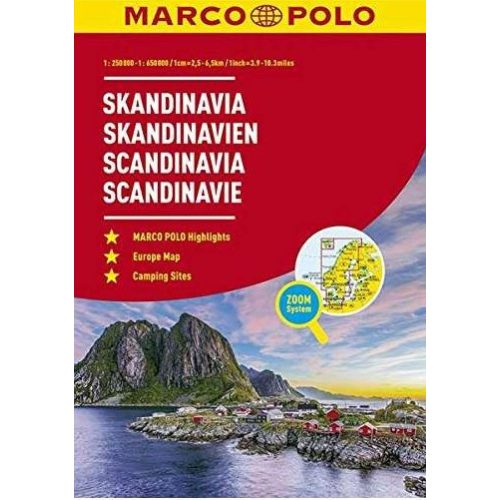 Scandinavia, travel atlas - Marco Polo