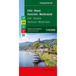 Eifel, Mosel autótérkép - Freytag-Berndt Top Tips
