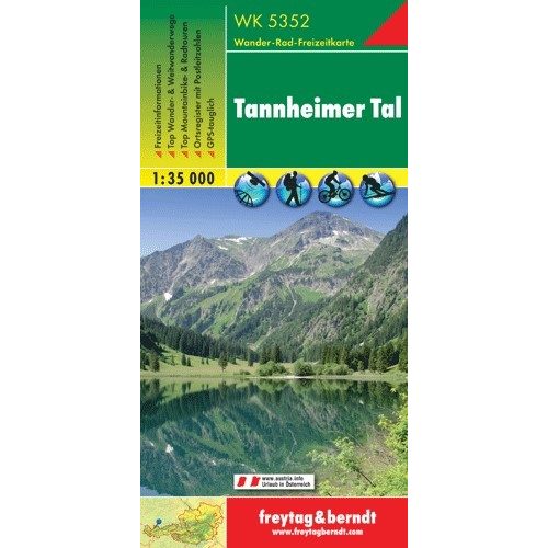 Tannheimer Tal, hiking map (WK 5352) - Freytag-Berndt