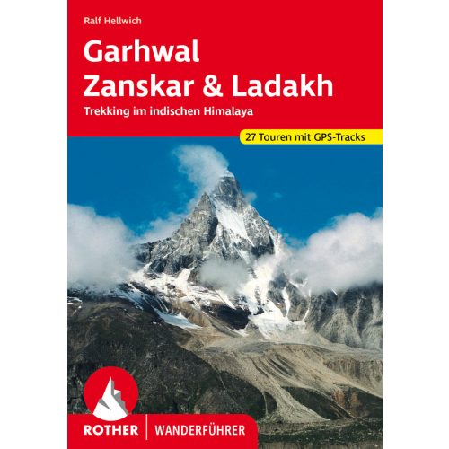 Garhwal, Zanskar & Ladakh, német nyelvű trekkingkalauz - Rother