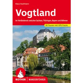 Vogtland, német nyelvű túrakalauz - Rother