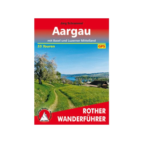 Aargau, német nyelvű túrakalauz - Rother