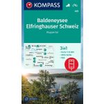 Baldeneysee & Elfringhauser Schweiz, hiking map (WK 493) - Kompass