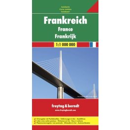 Franciaország autótérkép (1: 1 000 000) - Freytag-Berndt
