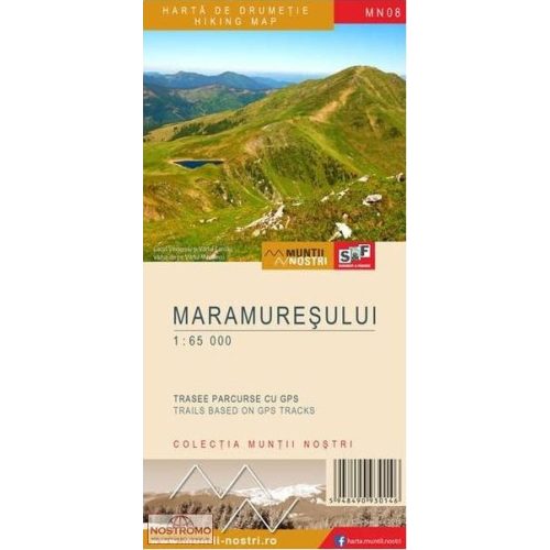 Maramureş Mountains, hiking map - Munţii Noştri