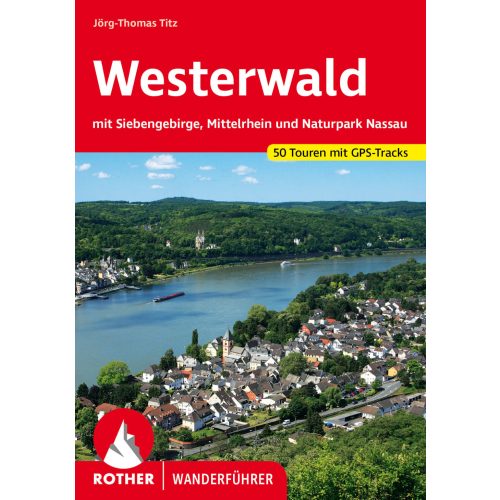 Westerwald, német nyelvű túrakalauz - Rother