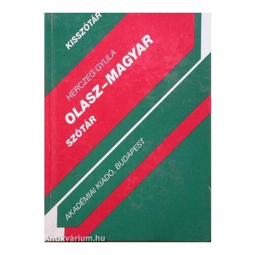 Italian-Hungarian dictionary - Akadémiai Kiadó