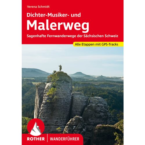 Malerweg & Dichter-Musiker-Malerweg, német nyelvű túrakalauz - Rother