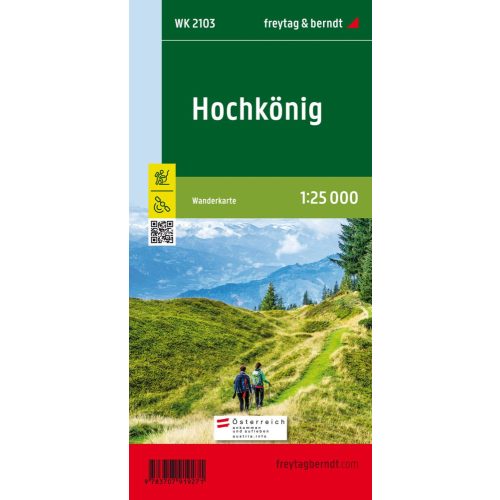 Hochkönig, hiking map (WK 2103) - Freytag-Berndt