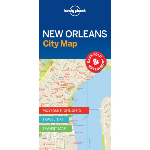 New Orleans térkép - Lonely Planet